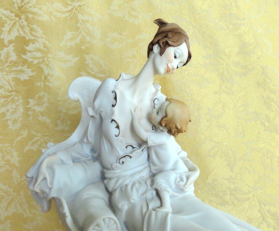 Giuseppe Armani Florence “Mother and Child” Lady W/ Baby Maternity
