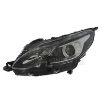 Peugeot 2008 Headlight A94 2013-2020 Black Inner Headlamp LED DRL Passenger Side