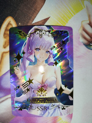 Carte Goddess Story SSR Kamisato Ayaka GENSHIN IMPACT card foil waifu girl rare