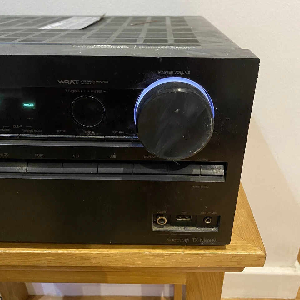 ONKYO TX-NR609 7.2 Channel 160 Watt Receiver - Black - HDMI *PARTS* - Image 3 of 4