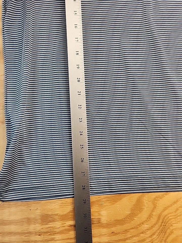 Рубашка поло для гольфа мужская Grand Slam Performance в полоску большая легкая полиэстер - Изображение 4 из 4