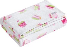 Laura Ashley Kids - Throw Blanket, 50" x 60", Sweet Treat Pink