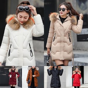 pour Slim Hiver Veste Longue Bas Solide capuchon Lot Manteau Parka Outwear femmes à Chaud BqxUEwSa