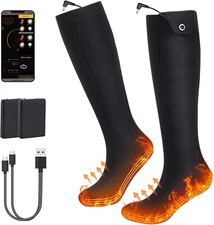 Electric Heated Socks Rechargeable Battery Foot Winter Warm Hunting Socks