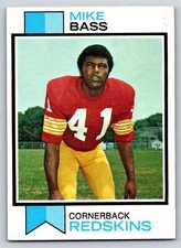 1973 Topps #419 Mike Bass Washington Redskins 16051