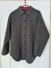 Theory- Green Wool/cashmere Oversized Peacoat. M, Fits Uk 14/16/18.used Twice.