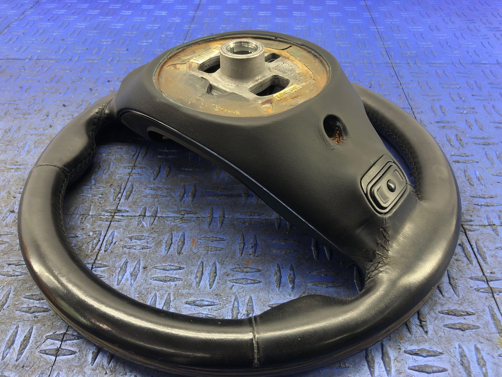 2014-2021 MASERATI QUATTROPORTE BLACK LEATHER STEERING WHEEL W/ WOOD TRIM 2015
