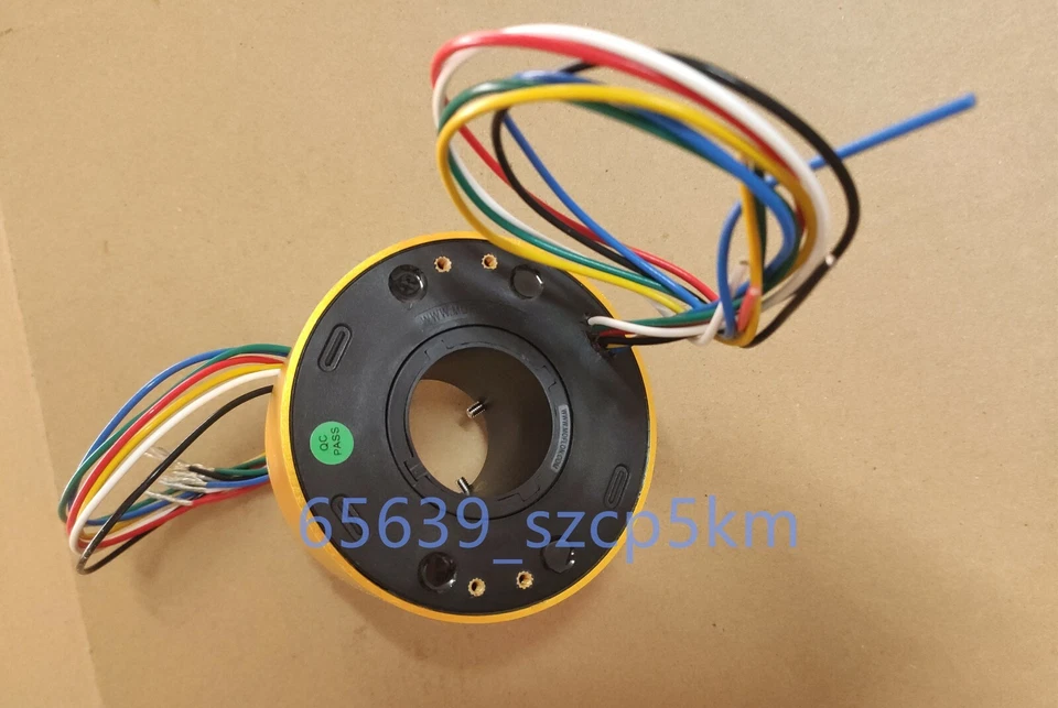 1PC 6 Circuit/10A Hollow Shaft Slip Ring Slip Ring Through Hole Dia.38.1mm - Image 4 of 4