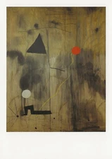 POSTCARD Joan Miro "The Birth of the World" (Montroig) 1925 MoMAMINT Unused