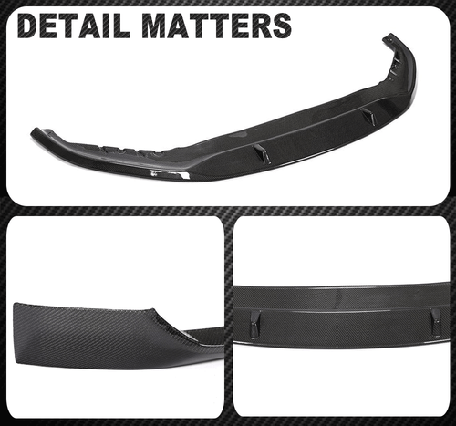 Alerón delantero de carbono Splitters labio delantero se adapta a BMW G30 M-Pack M550i 2021UP - Imagen 10 de 10
