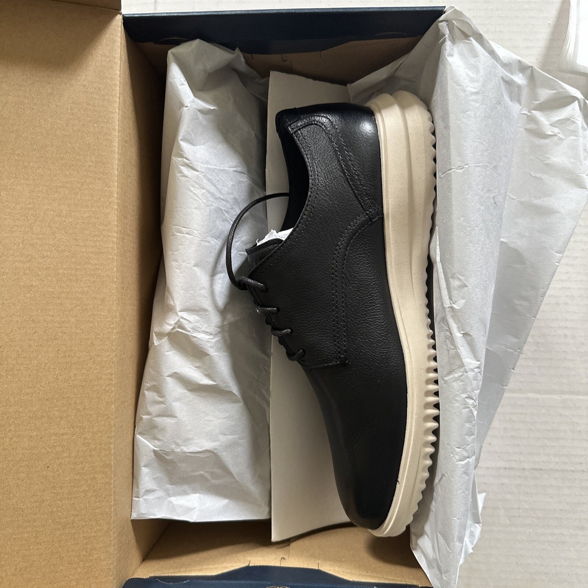 Cole Haan Grand Oxford C36934 Black Leather Men's 10 W | eBay