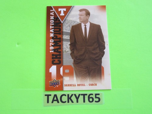 2011 UD UNIVERSITY OF TEXAS FB NATIONAL CHAMPIONS SINGLE CARD(S) CHOOSE - Picture 7 of 40