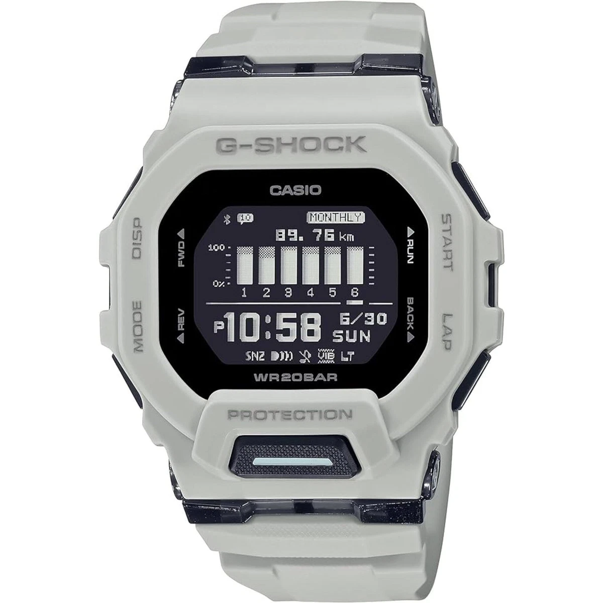 Casio Men's Digital Watch G-Shock G-Squad 200 Series Black Dial Casio Men's Digital Watch G-Shock G-Squad 200 Series Black Dial