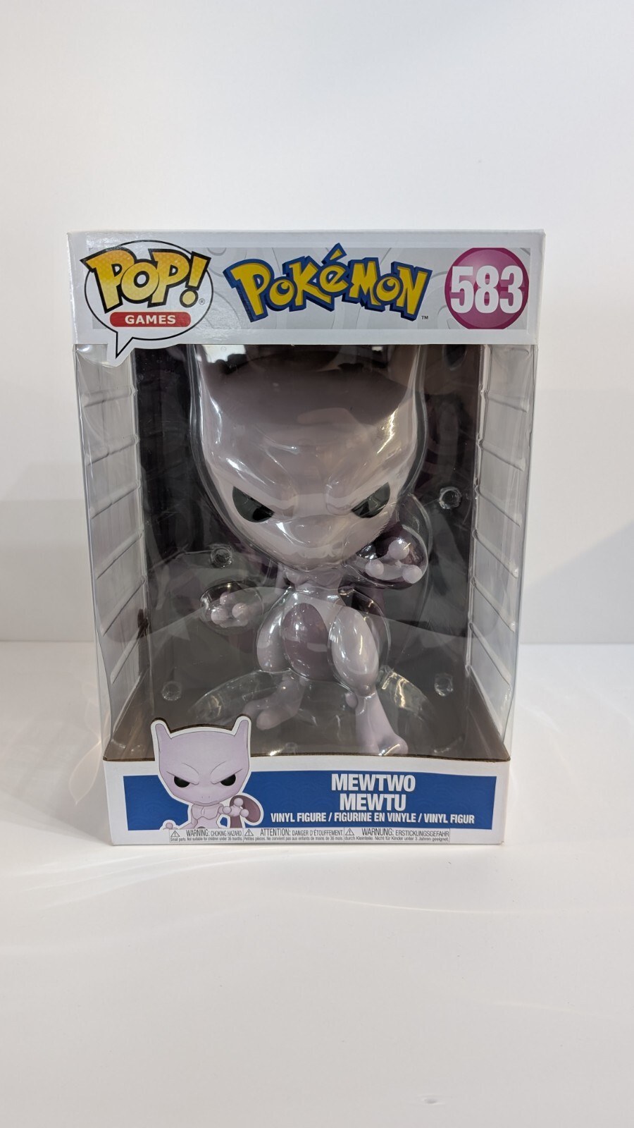 Funko Pop Games #583 Mewtwo Pokémon 10"inch Danneggiato
