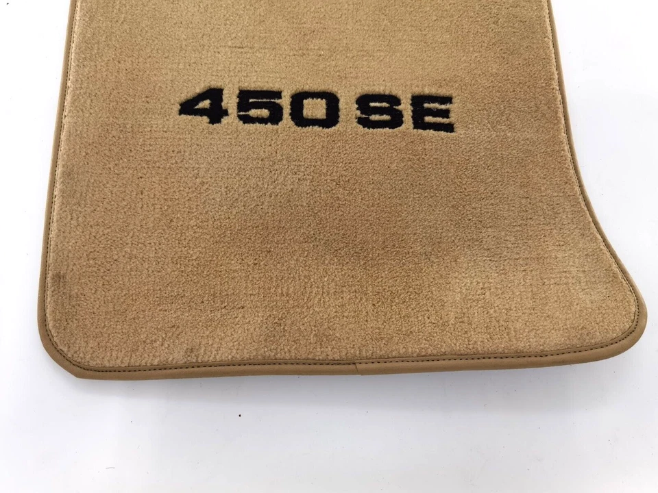 Mercedes Benz 450 SE 1976 juego de 4 alfombrillas de felpa premium OEM Foto 4 de 4