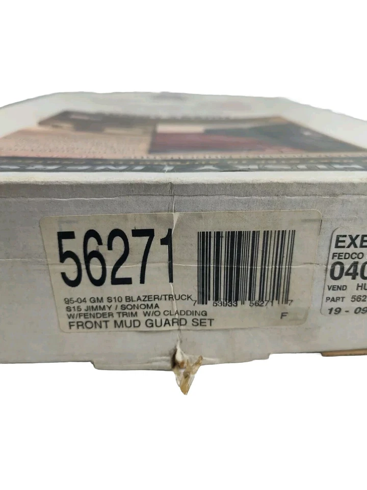 Guardabarros delanteros Husky Liners 95-04 Chevy S-10/Blazer GMC Jimmy/Sonoma  Foto 3 de 4