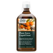 Plant Force Liquid Iron 16 fl oz Gaia Herbs