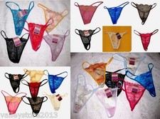 Lot 50 Pcs Lace Sheer Thongs Panties G-String Tanga Lingerie Underwear OS S M L