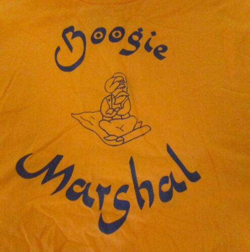 Vintage Goodtime Boogie Festival T-Shirt Event Boogie Marshal XL Orange - Picture 2 of 5