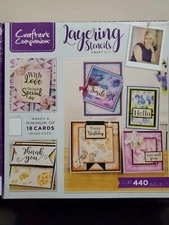 Crafters Companion Subscription Box Layering Stencils  