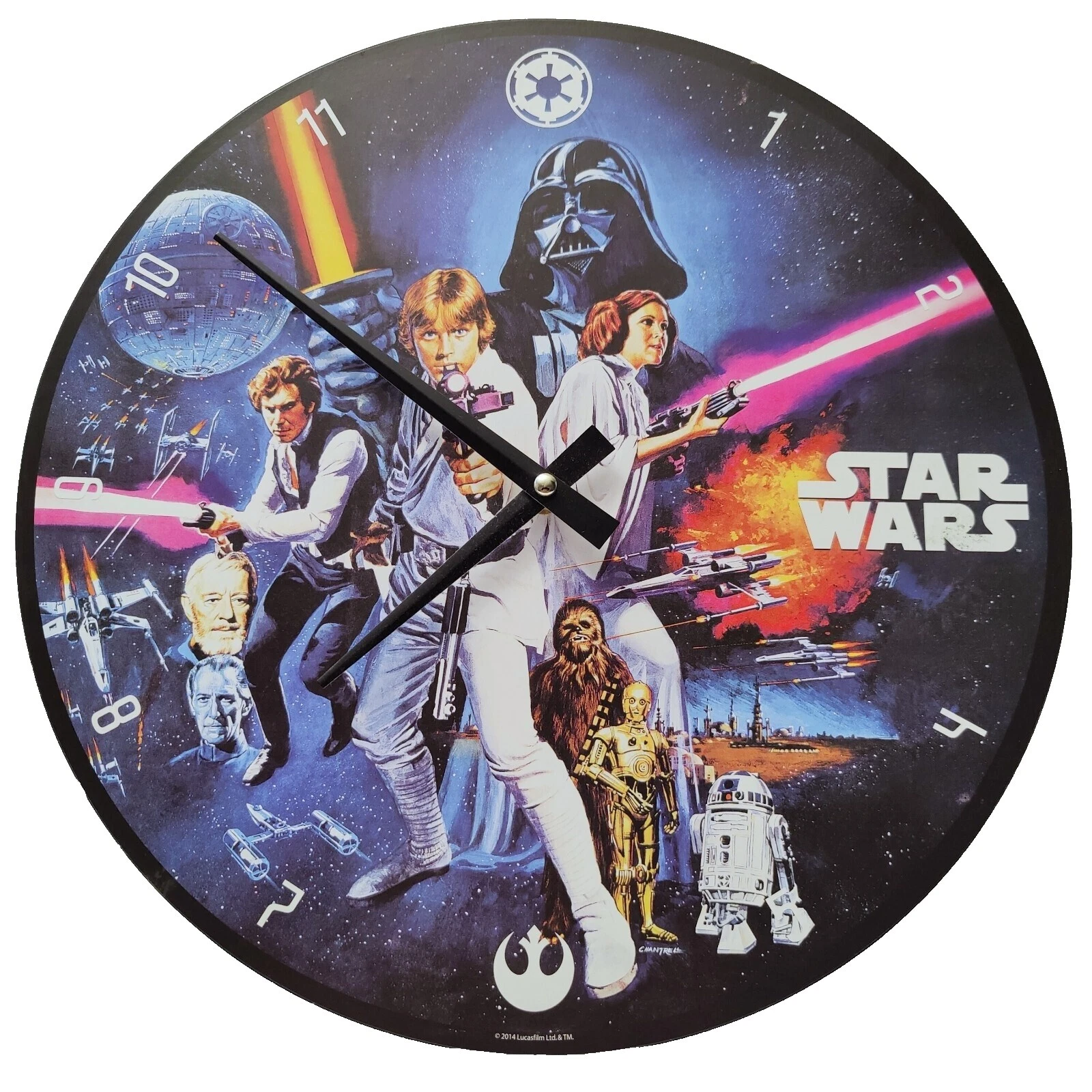 Relojes de pared de madera Vandor Star Wars
