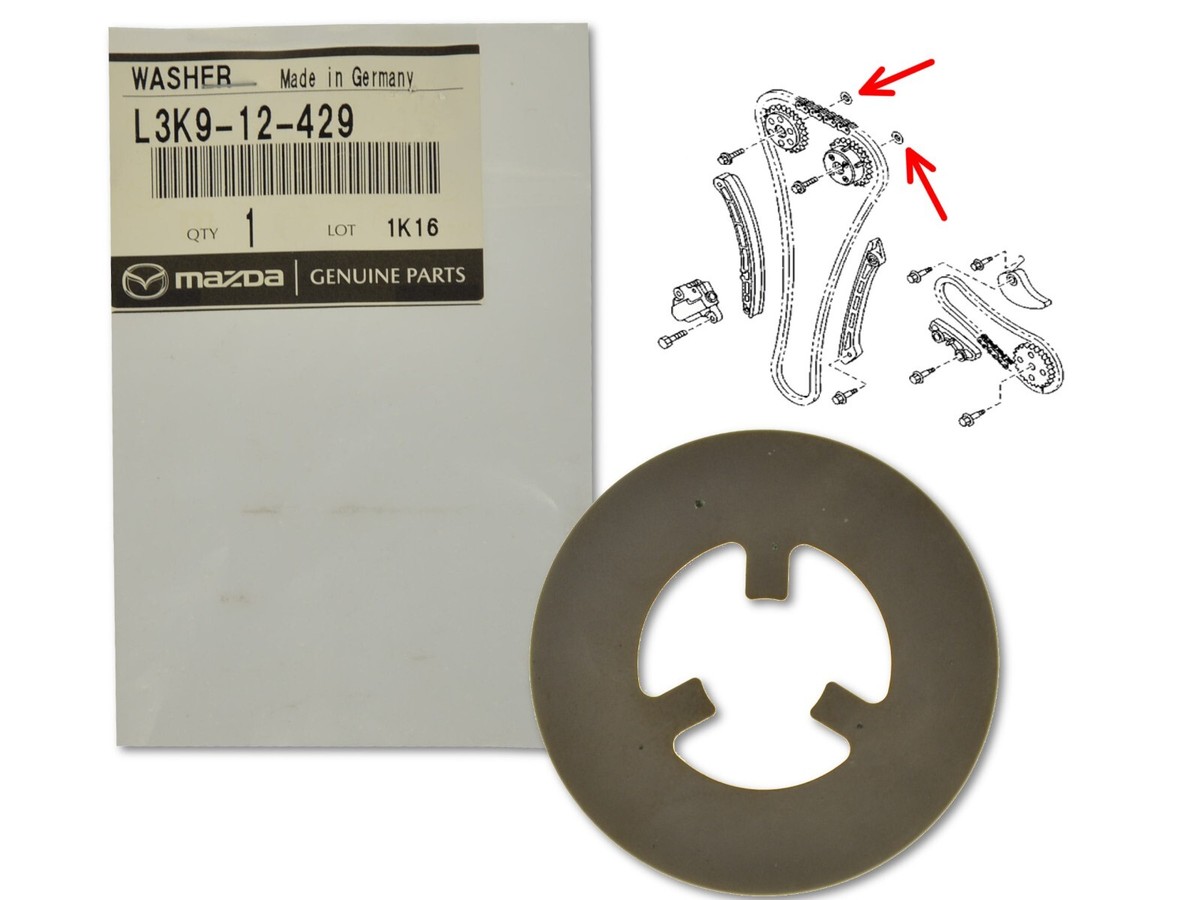 VVT Variable Valve Timing Sprocket Gear Washer L3K9-12-429 OE for