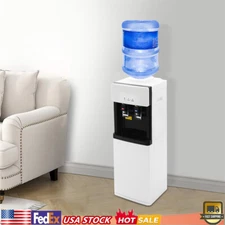 Hot and Cold Water Dispenser Standing 53.6℉ & 185-203℉ Top Loading Heater Cooler