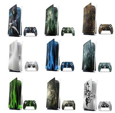 PS5 Skin Playstation 5 Vinyl Aufkleber Sticker Schutz Folie Design auch Slim Pro