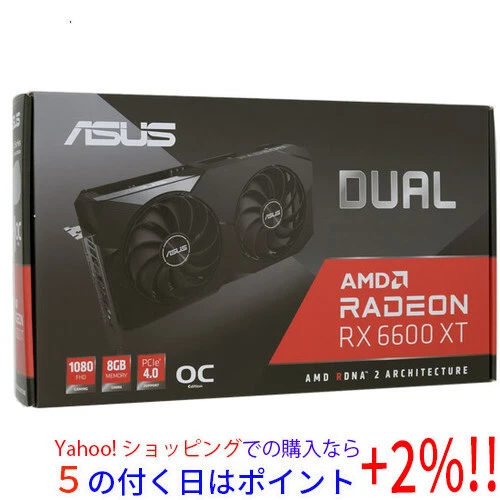 Used Asus Gravo Dual-Rx6600Xt-O8G Pciexp 8Gb With Original Box 105002