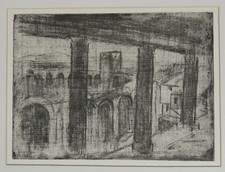 Gerhart Frankl, Arles, France, 2/50, Etching, 1928