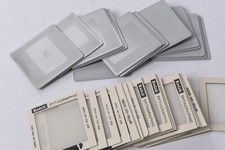 Bardzo rzadkie 2 x 2 ektograficzne pismo na slajdach Kodak + półfabrykaty GePe (lite tworzywo sztuczne)