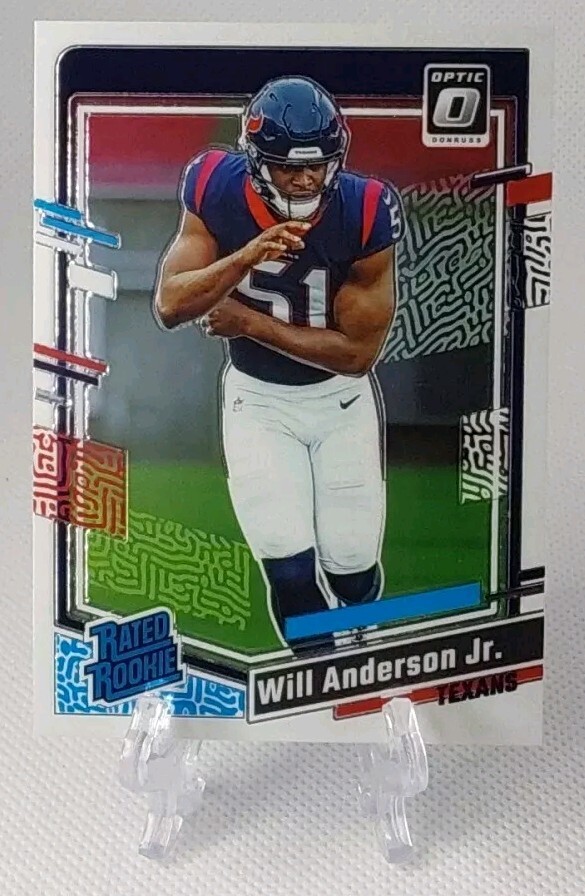 🏈2023 donruss optic WILL ANDERSON JR. (rookie) football card #246🏈 *Texans*