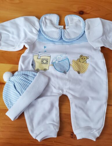 Neuer entzückender Strampler mit Mütze Set für 19-21 Zoll Puppen. Reborns auch! - Bild 2 von 3