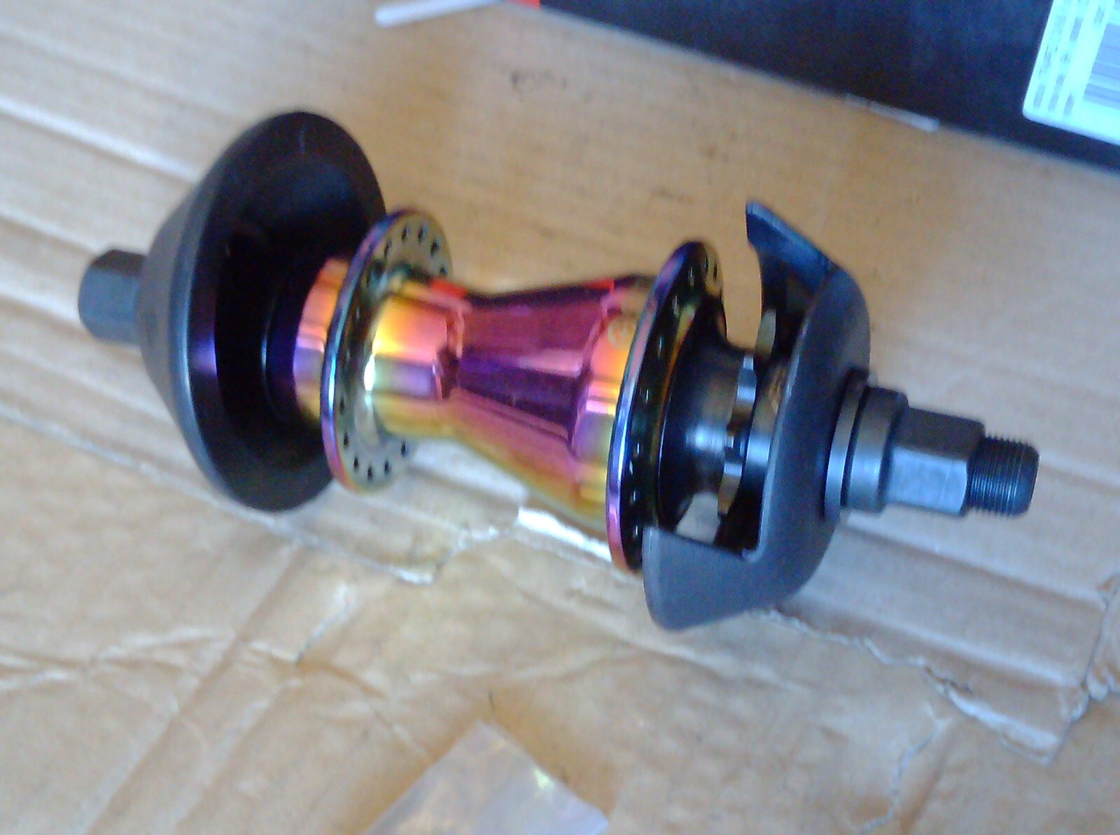 SALTPLUS TRAPEZ CASSETTE REAR BMX HUB - 14mm, 36 HOLE, SDS, OIL SLICK
