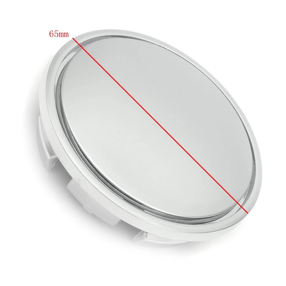 4 шт универсальных хромированных центральных колпаков на обод колеса шины колпаки ступицы крышка из АБС-пластика - Изображение 2 из 4