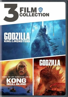 Godzilla / Godzilla King of the Monsters / Kong Skull Island DVD NEW