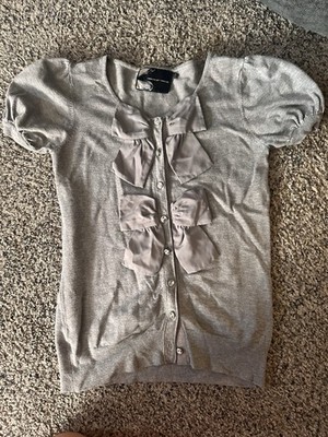 Twenty Twelve Gray Short Sleeve Top Size S EUC