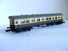 Dapol N Gauge GWR Autocoach 192 Brown & Cream Carriage NCOSB003