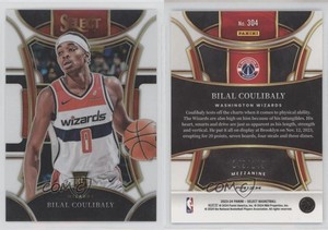 2023-24 Panini Select Mezzanine Level White Prizm /149 Bilal Coulibaly Rookie RC