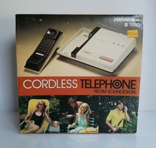 SOUNDESIGN Sound Design Vintage 80's Cordless BRICK PHONE Model 7890 NEW IN BOX