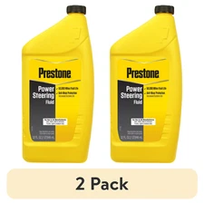 2pk Prestone Universal Power Steering Fluid - 32 fl oz - Anti-Wear, 50,000 Mile