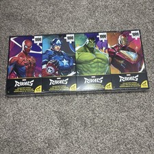 Marvel Rivals Puzzle Set Of 4 1,000 Pieces Spider Man, Captain America, Hulk,...