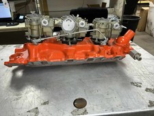 58 59 60 61 Chevrolet 348 409 Tri Power Intake With Rochester Carbs 3749948