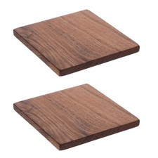 2 Pcs Thick Black Walnut Wood Planks Unfinished Blocks for Craft Carving