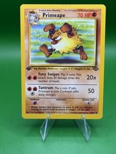 Primeape [1st Edition] #43 Prices | Pokemon Jungle | Pokemon Cards