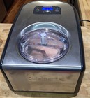 Cuisinart ICE 100 Ice Cream Gelato Maker Stain. Steel 1.5 Quart. EXCELLENT COND
