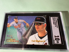 1996 Select #153 Cal Ripken Jr  Lineup Leader Artist Proof SGC 10. Gem. Pristine