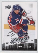2009-10 Upper Deck MVP Ryan Callahan #105 0a4