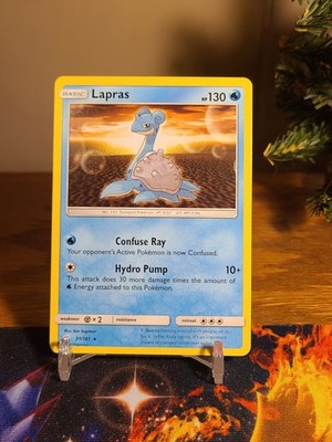 Pokemon 2019 Team Up Lapras Regular Rare 31/181