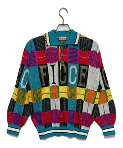 Ficce YOSHIYUKI KONISHI 総柄 タートルネック ニット Ficce YOSHIYUKI KONISHI 総柄 タートルネック ニット